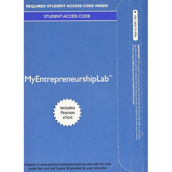 Entrepreneurship: Starting and Operating A Small Business - MyLab